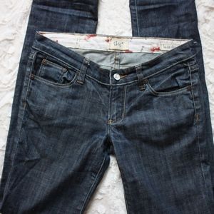 Nordstrom Shio Skinny Jeans 26 Low Rise Dark Wash